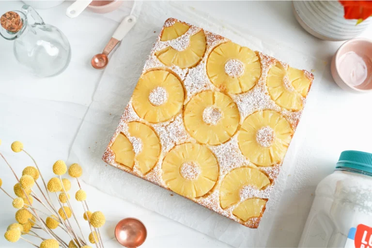 Spiced Pineapple Upside Down Cake